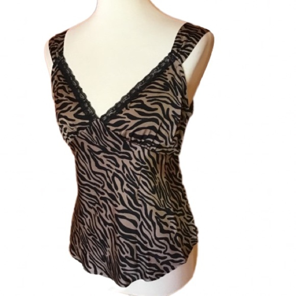 Wild Fable Tiger stripes n lace sexy NWT camisole